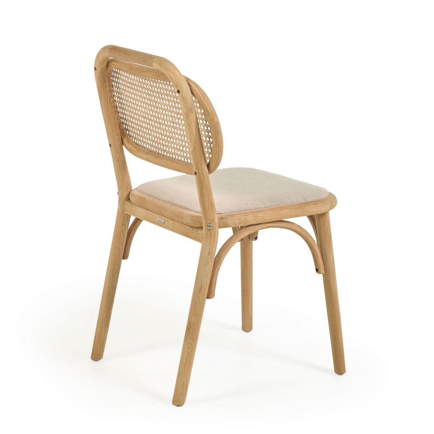 104846 Стул из массива дуба с натуральной отделкой La Forma Doriane 