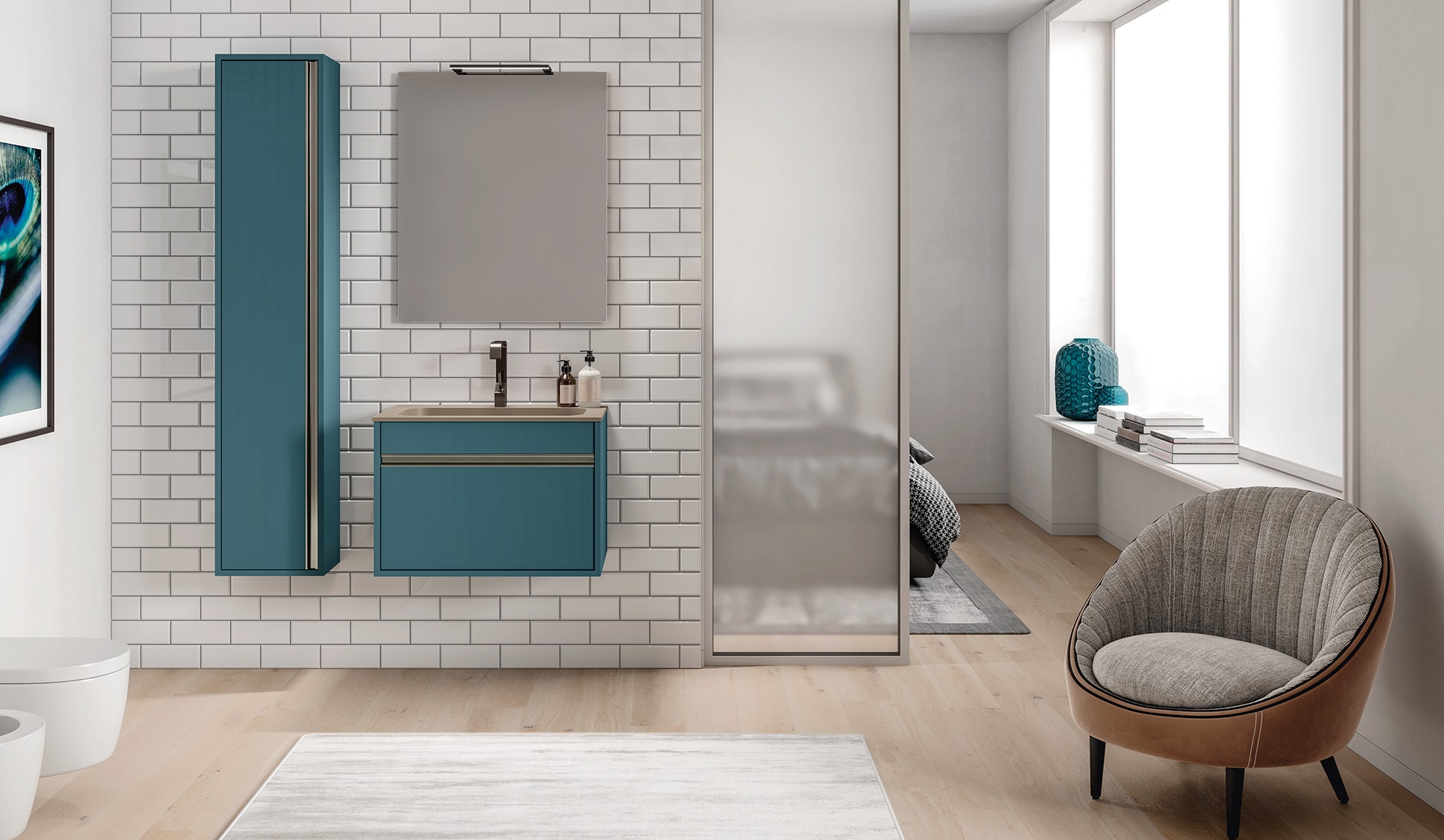 Smart.46 – 07 Mastella  Smart.46  Комплект мебели для ванной 