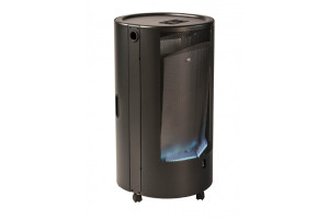 17472864 Газовый обогреватель каминного типа 4,2 кВт, чёрный BLUE BELLE CHIC ТМ Black ТМС