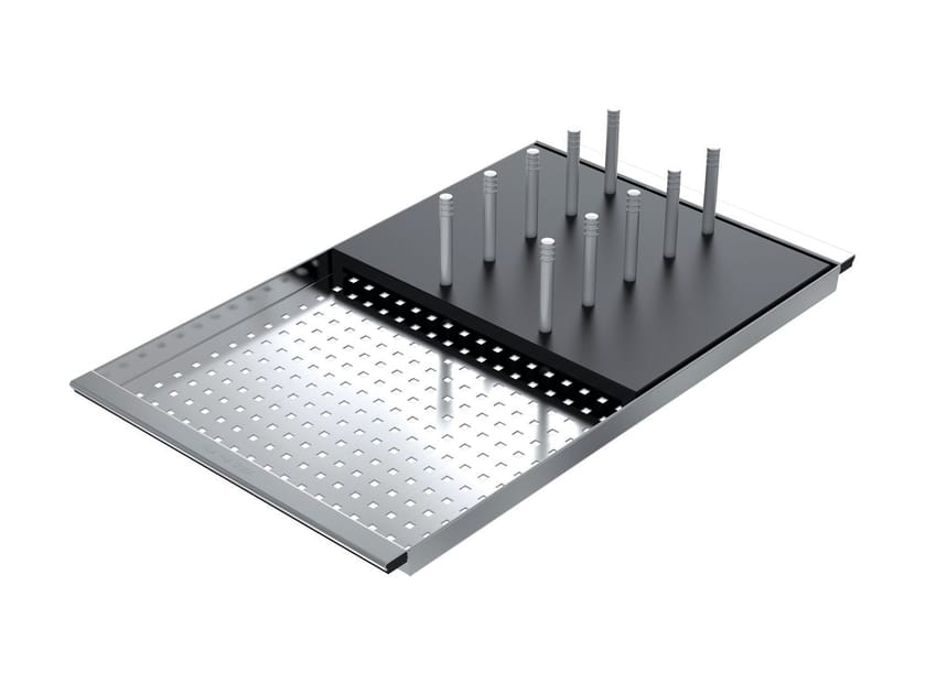 Перфорированная крышка из нержавеющей стали со съемной крылом HPL Barazza 1CIFX ARCH-00049327