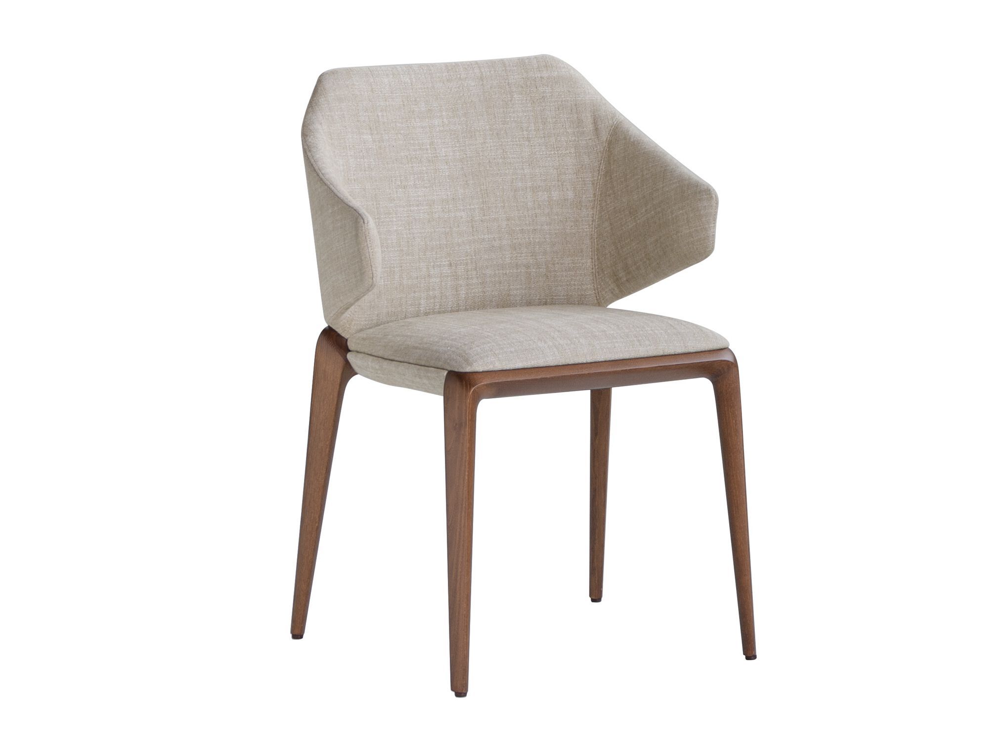 Мягкое тканевое кресло с подлокотниками Potocco Hiru ARCH-00129847