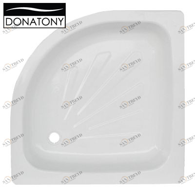 Поддон стальной 80х80 полукруглый 80*80*16 Santreyd 13429