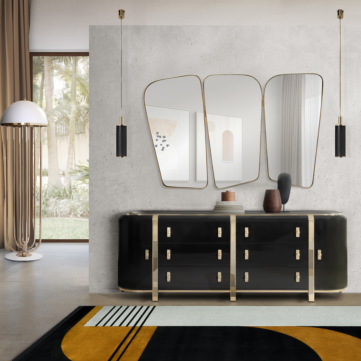 Зеркала Wilde Mirror Covethouse ESSENTIAL HOME  - Вид №1