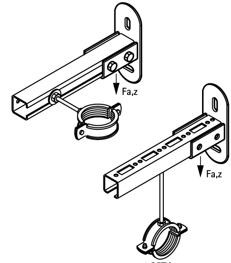 6613235 BIS RapidRail® Стеновой держатель монтаж к стене и полу walraven  - Вид №2