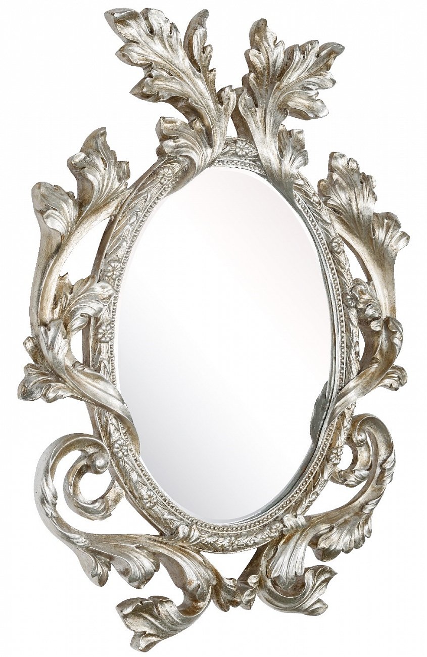 Зеркало настенное 87х69 см античное серебро Glory Silver ART-ZERKALO ДИЗАЙНЕРСКИЕ 00-3884091 Зеркальный;серебро  - Вид №1