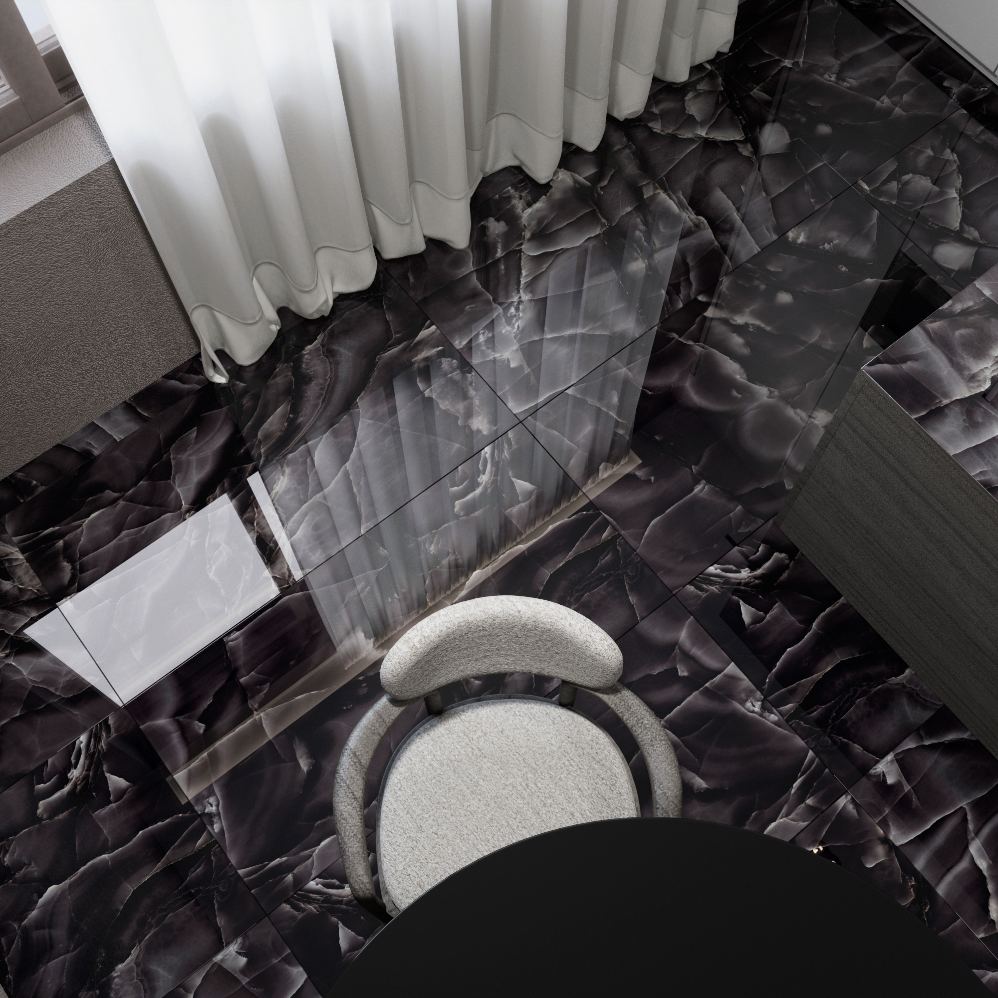 ONYX BLACK ARCADIA CERAMICA HG2009-A