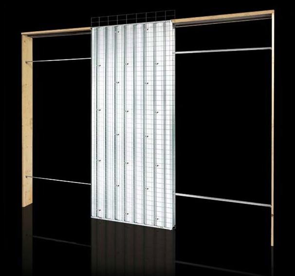 FIBROTUBI Рама стойки для раздвижной двери с противоположными створками Orchidea sun-id-1469872 - Вид №2