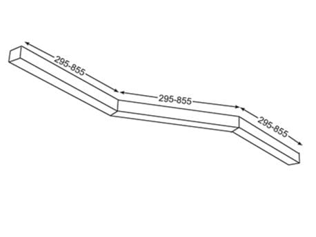 Алюминиевый светодиодный потолочный светильник Terzo Light Keraynos ARCH-00060637 - Вид №2