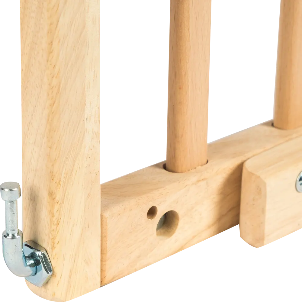 Барьер для защиты детей раздвижной, 105.5 см, бук/металл ТДВ STLM-2125127 - Вид №2