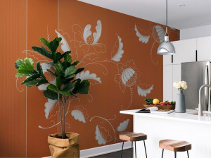 Обои с цветочными мотивами