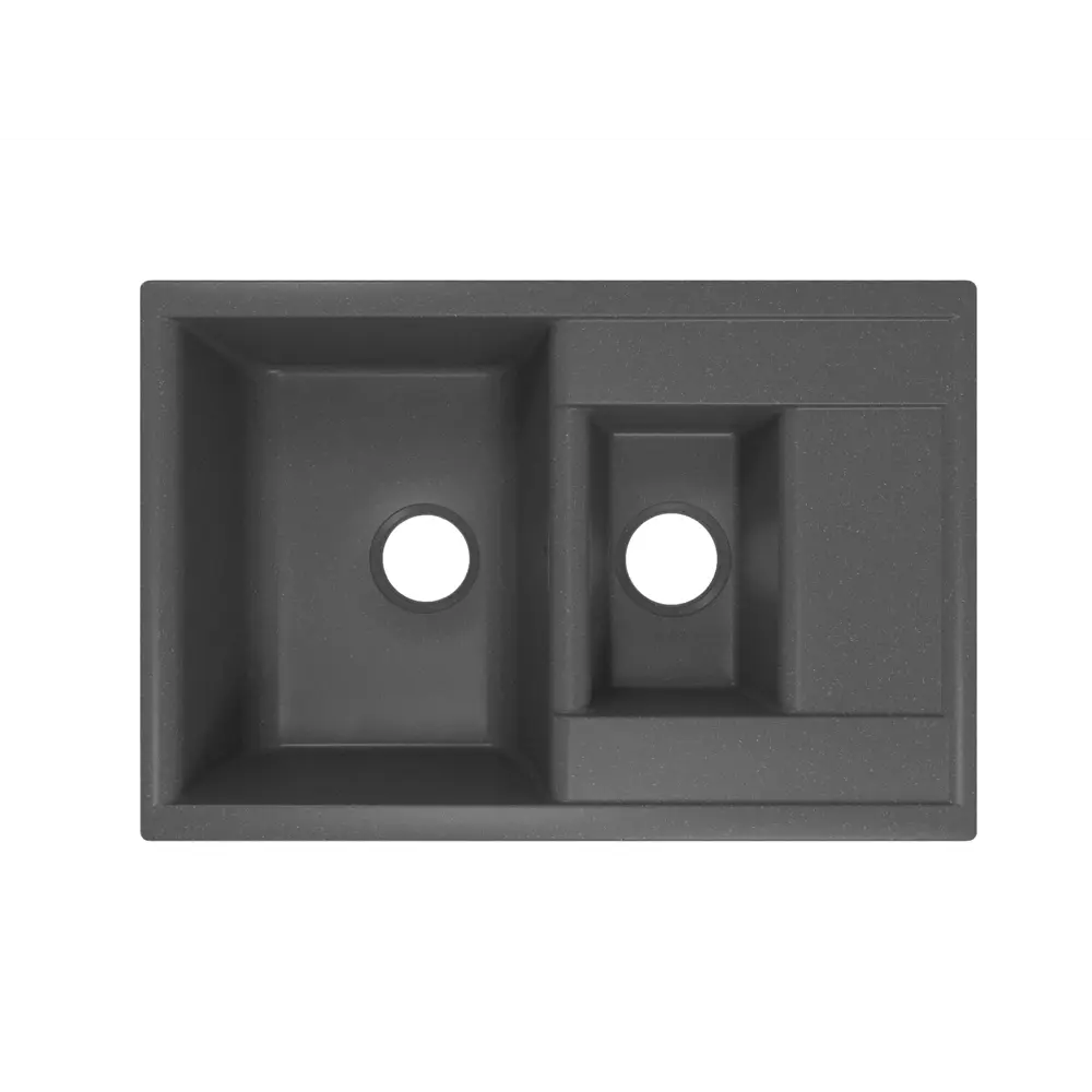 Мойка кухонная Dr. Gans Астра черная из искусственного мрамора 76x51 см 85683664 DR.GANS STLM-1564998 - Вид №2