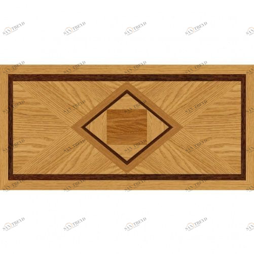 Художественный паркет Da Vinci Межкомнатный Порог 26-007 Дуб () 1000х300 мм 26013007