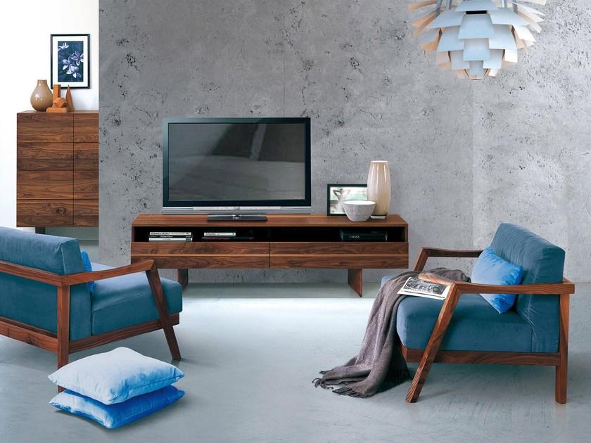 Oliver B. Низкая тумба под тв из массива дерева Oliver b. casa Hz1400 - Вид №3