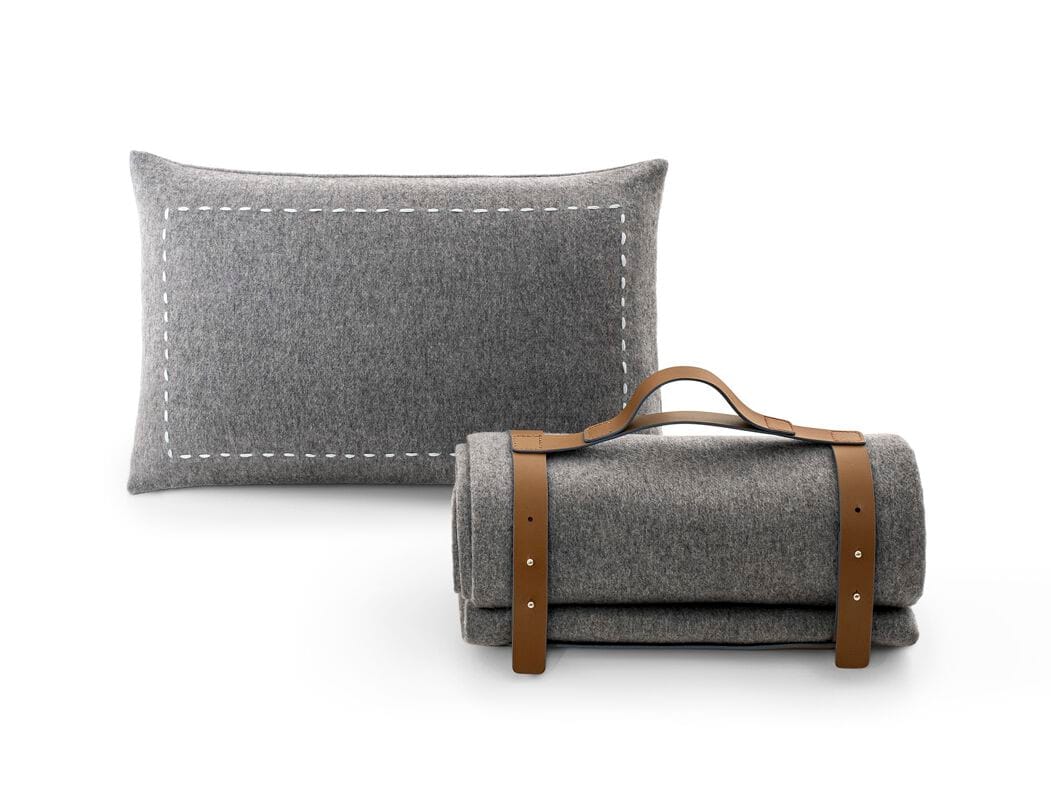 Кашемир и шерсть подушка и плед набор Giorgetti Giorgetti Maserati Edition ARCH-00093740