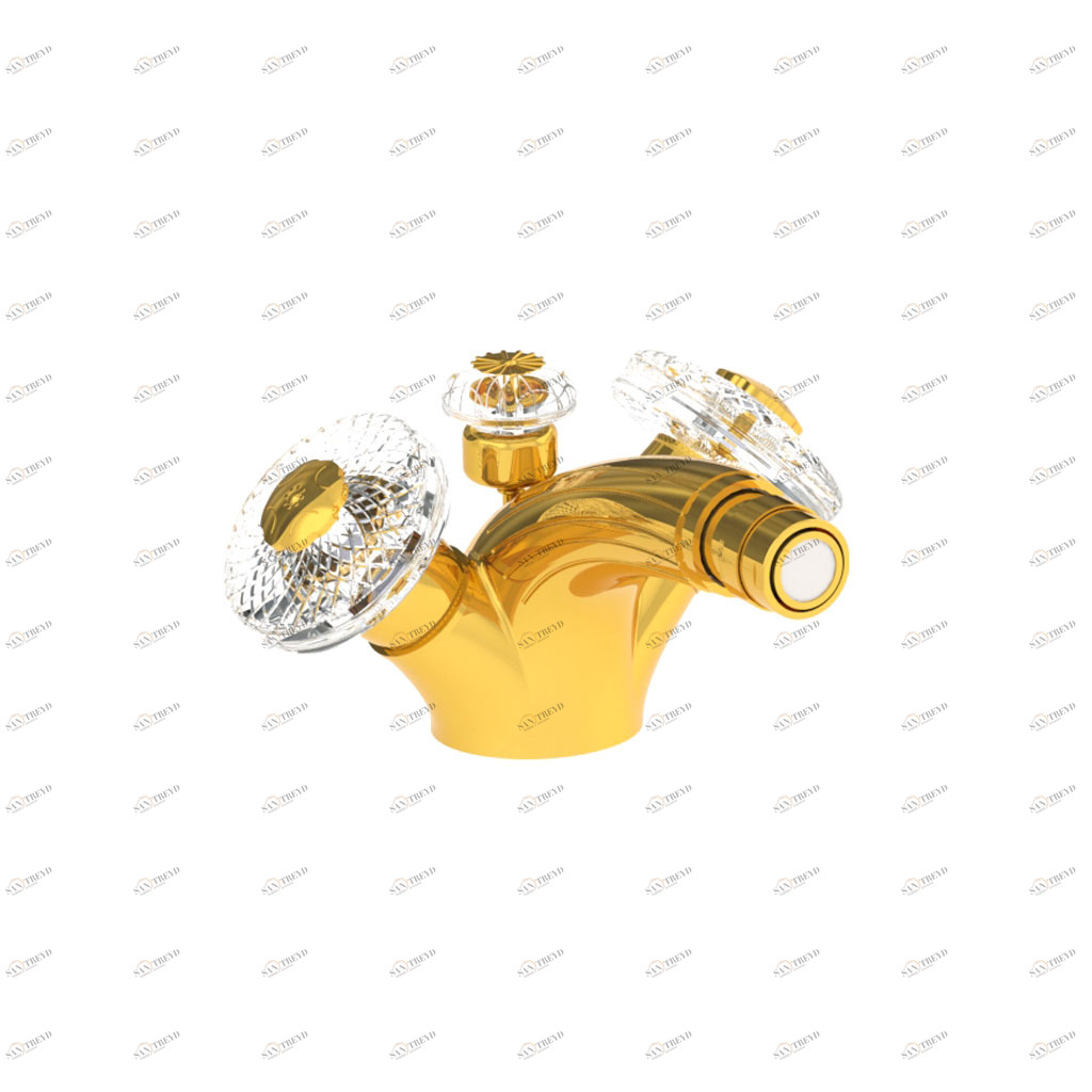 C47-4101 C47-4101 Смеситель для биде на одно отверстие АЛМАЗНЫЙ КУПОЛ Cristal & Bronze DÔME DIAMANT 