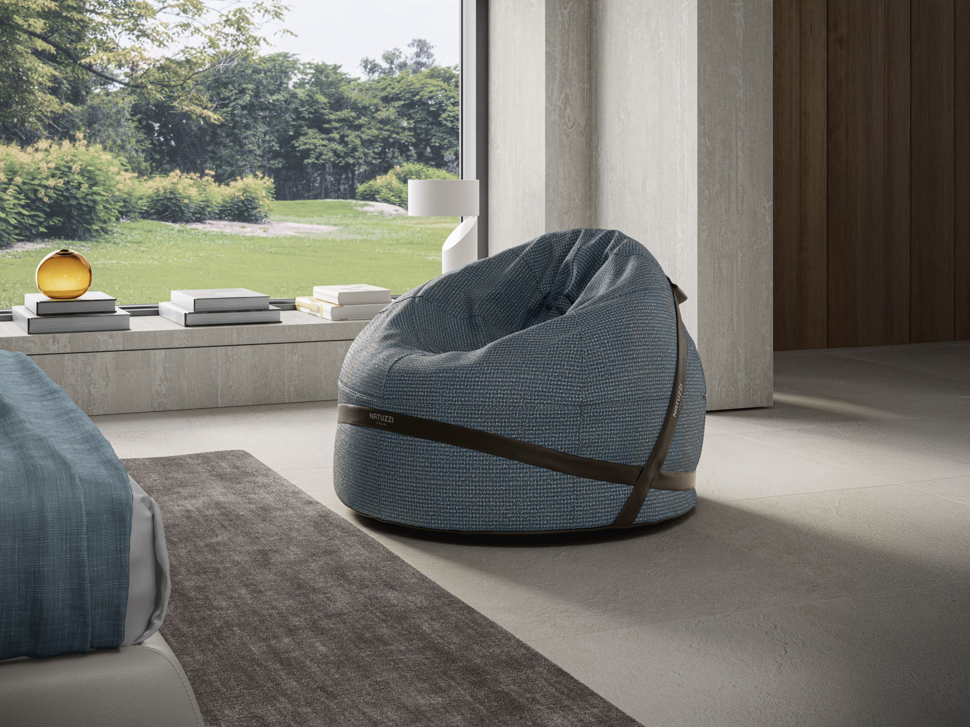 Пуф мешок ткани Natuzzi Italia SCACCO ARCH-00012193 - Вид №3