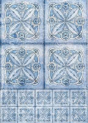 008424 Салфетка для декупажа на стекле и твердых поверхностях "Русская печка" Чип-Арт 