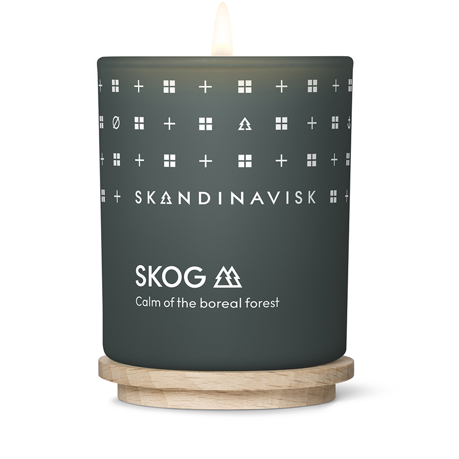 SK20203 Свеча ароматическая skog с крышкой, 65 г (новая) S K A N D I N A V I S K  - Вид №4