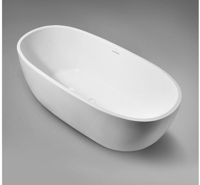 Blu Bathworks® Отдельностоящая овальная акриловая ванна Siena Bt8006b17 - Вид №1