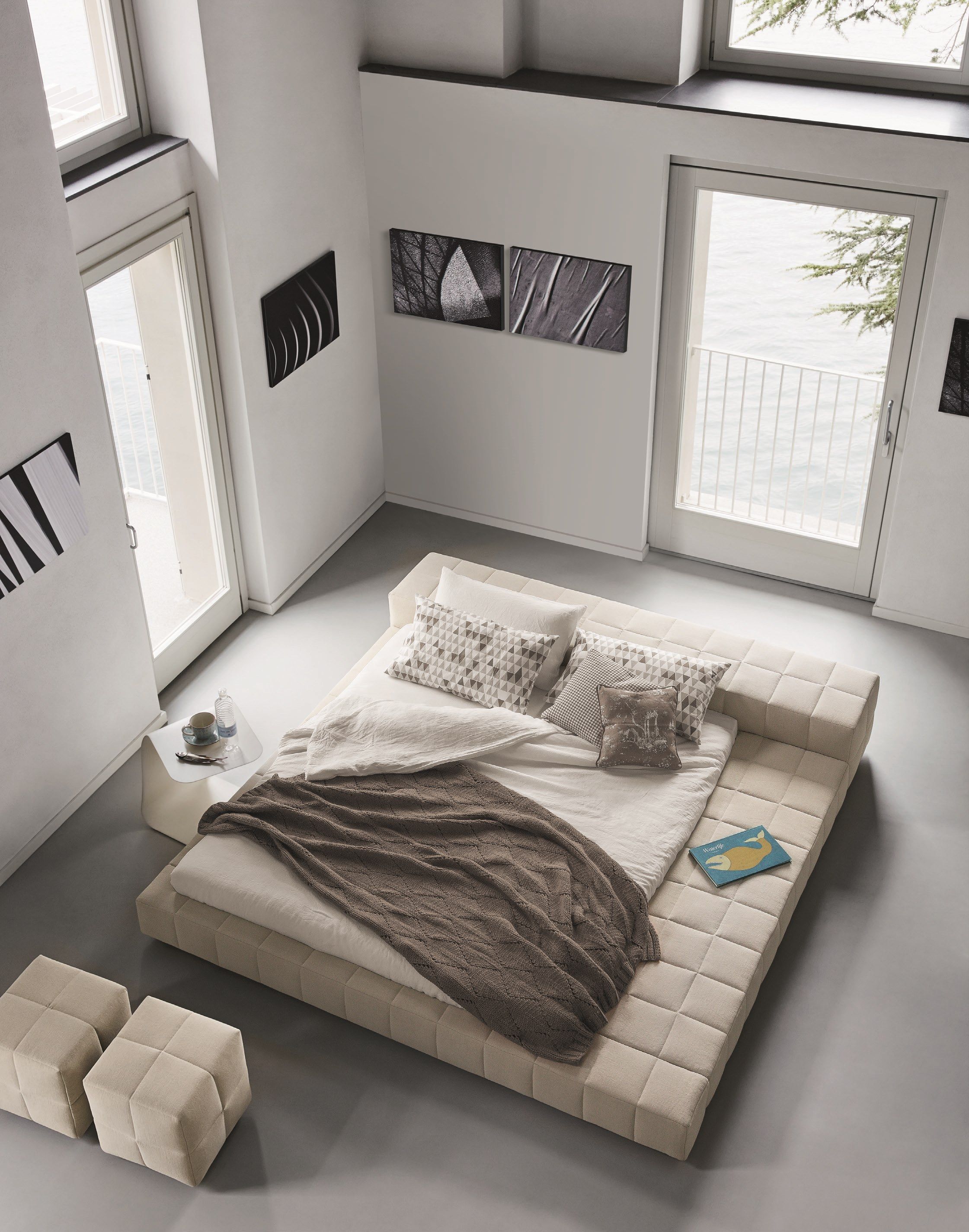 Съемная двуспальная кровать из ткани BONALDO Squaring ARCH-00035291 - Вид №11