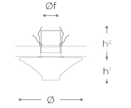 Стеклянный круглый светодиодный светильник Italamp IDDA ARCH-00060808 - Вид №3