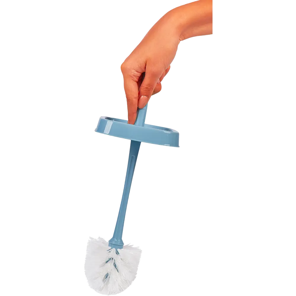 Ершик для унитаза Spin&Clean Step цвет небесный STLM-2033527 - Вид №4