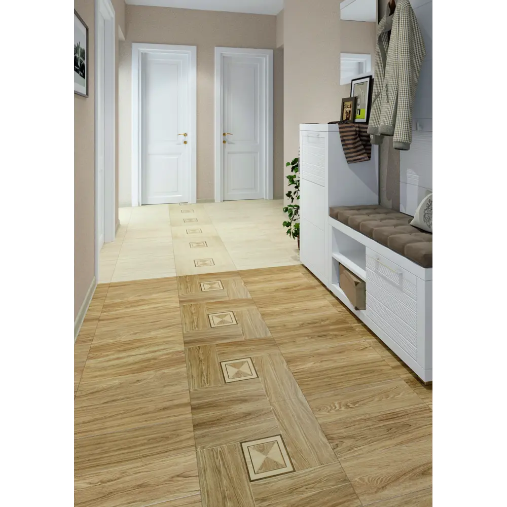 Декор LB Ceramics Twister 45x45 см 1.62 м² цвет коричневый STLM-2140792 - Вид №3