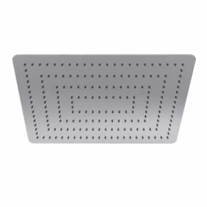 Recto 40х30 см. лейка дождевого душа, без шаровой опоры. Расход 12 л / мин. при 3 барах.  Square NOKEN 100090134  INOX MIRROR