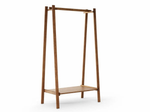 Напольная вешалка из массива дерева