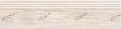 Ступень Граните Вуд Классик светло-бежевый структурированная 1200x300 Керамика Будущего sun-id-331960