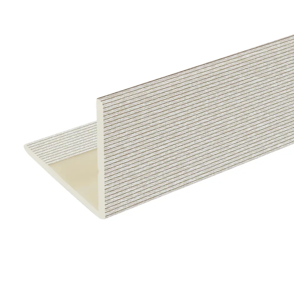 Угол ПВХ универсальный Лен 23x23x2700 мм бежевый DEKOR PANEL STLM-2176591
