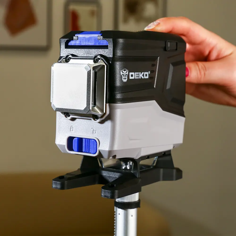 Лазерный уровень DEKO LL12-HVR с зеленым лучом и штативом 83512595 STLM-1578397 - Вид №4