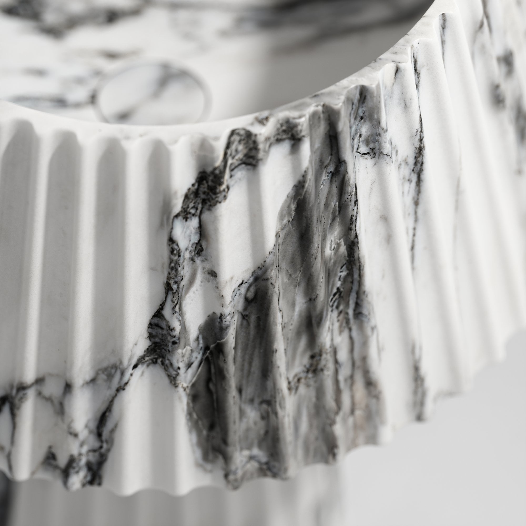 Круглый отдельно стоящий умывальник из мрамора Арабескато LUSSO Lamp ARCH-00135086 - Вид №4