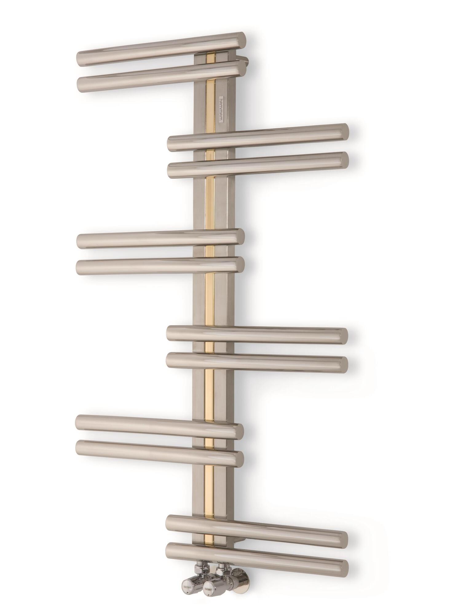 Полотенцесушитель Hammam ZEUGMA Mild steel  комбинированный; электрический или водяной Сталь  - Вид №20