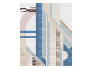 Прямоугольный ковер ручной работы