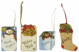 3672600 Форма для литья "Подарок", подвеска, 5х8 см, 8 рисунков Rayher