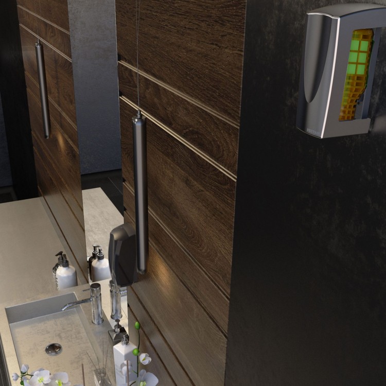 V-AIR SOLID EVO LINEN VECTAIR SYSTEMS Автоматический освежитель воздуха V-AIR SOLID EVOLUTION - Льняной Бриз Голубой  - Вид №3