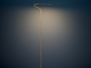 Латунь регулируемый светодиодный торшер