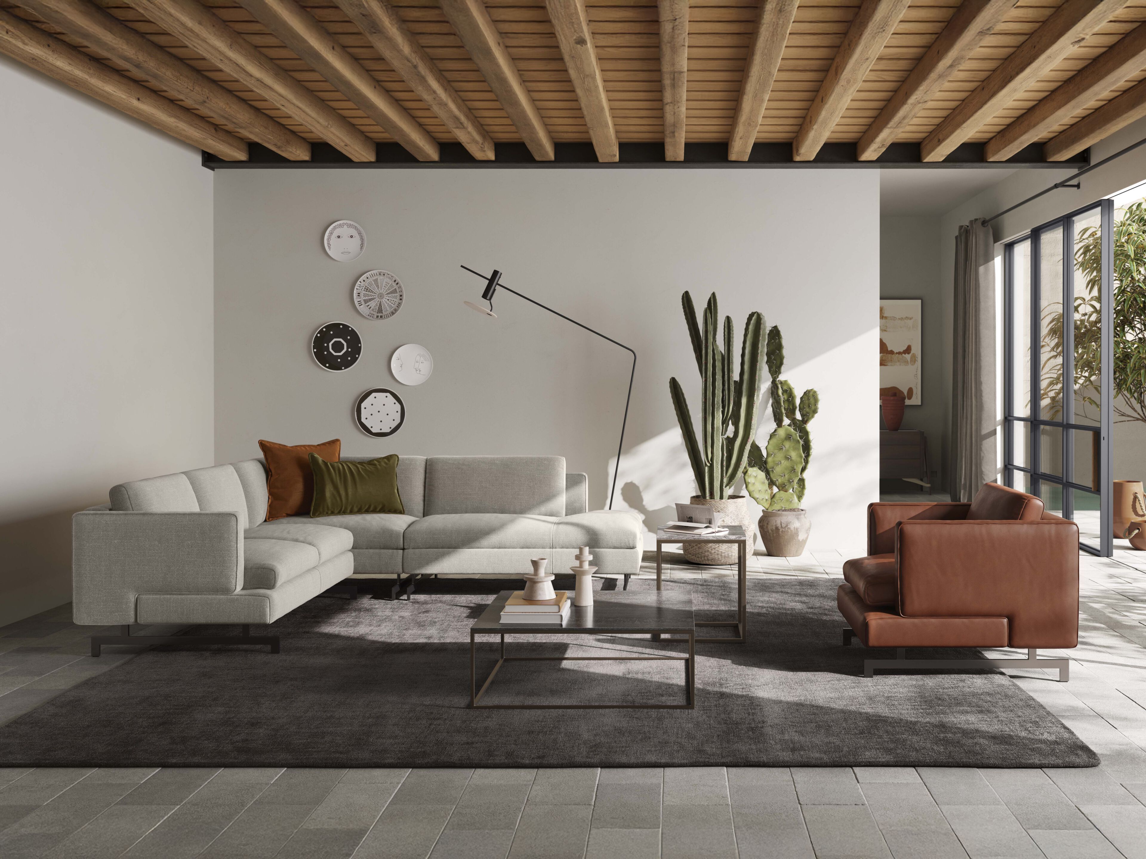 Тканевое кресло с подлокотниками Natuzzi Italia Джереми ARCH-00115493 - Вид №3