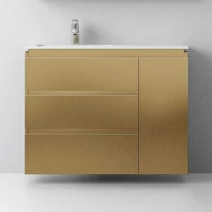 Avila Dos Тумба (3 ящика, 1 дверка) с раковиной M1 100 Color K5 Advance Trendy