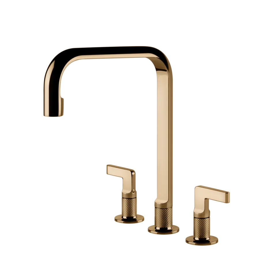 Смеситель для раковины 58701 735 Gessi Inciso ТЕПЛАЯ БРОНЗА PVD 58701735