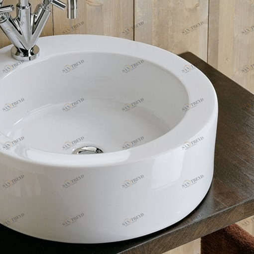 8016 Накладная раковина на столешницу  овальная Scarabeo Ceramiche 