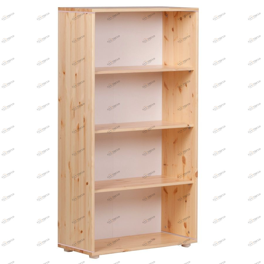 Стеллаж Flexa Classic storage с 3 полками, лакированный/розовый 812450156