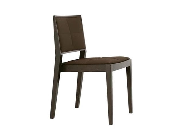 Штабелируемый стул из массива дерева с мягким сиденьем Andreu World Манила ARCH-00005515 - Вид №2