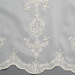 85342205 Тюль 1 м/п Evelyn сетка 290 см цвет серебряный STLM-0061922 AMAZONTEXTILE