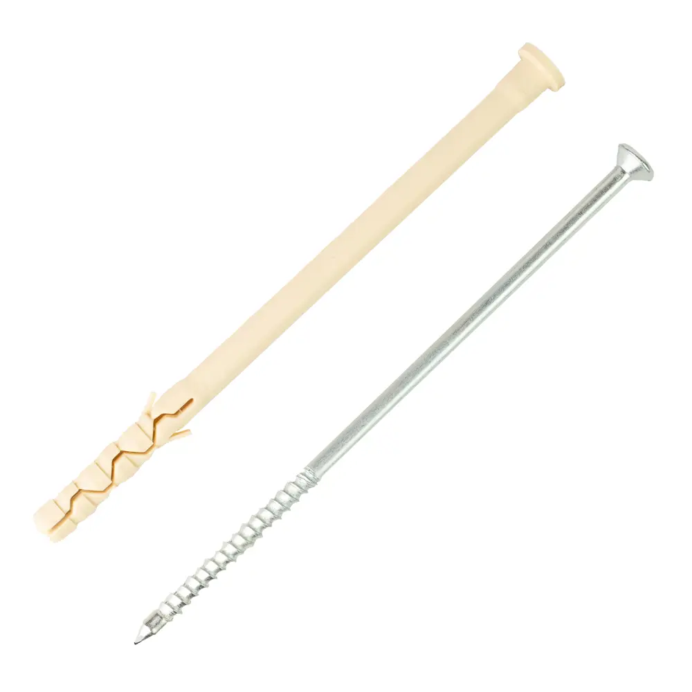 Дюбель-гвоздь Европартнер с цилиндрической манжетой 8×140 мм (4 шт) 89383273 STLM-1403585