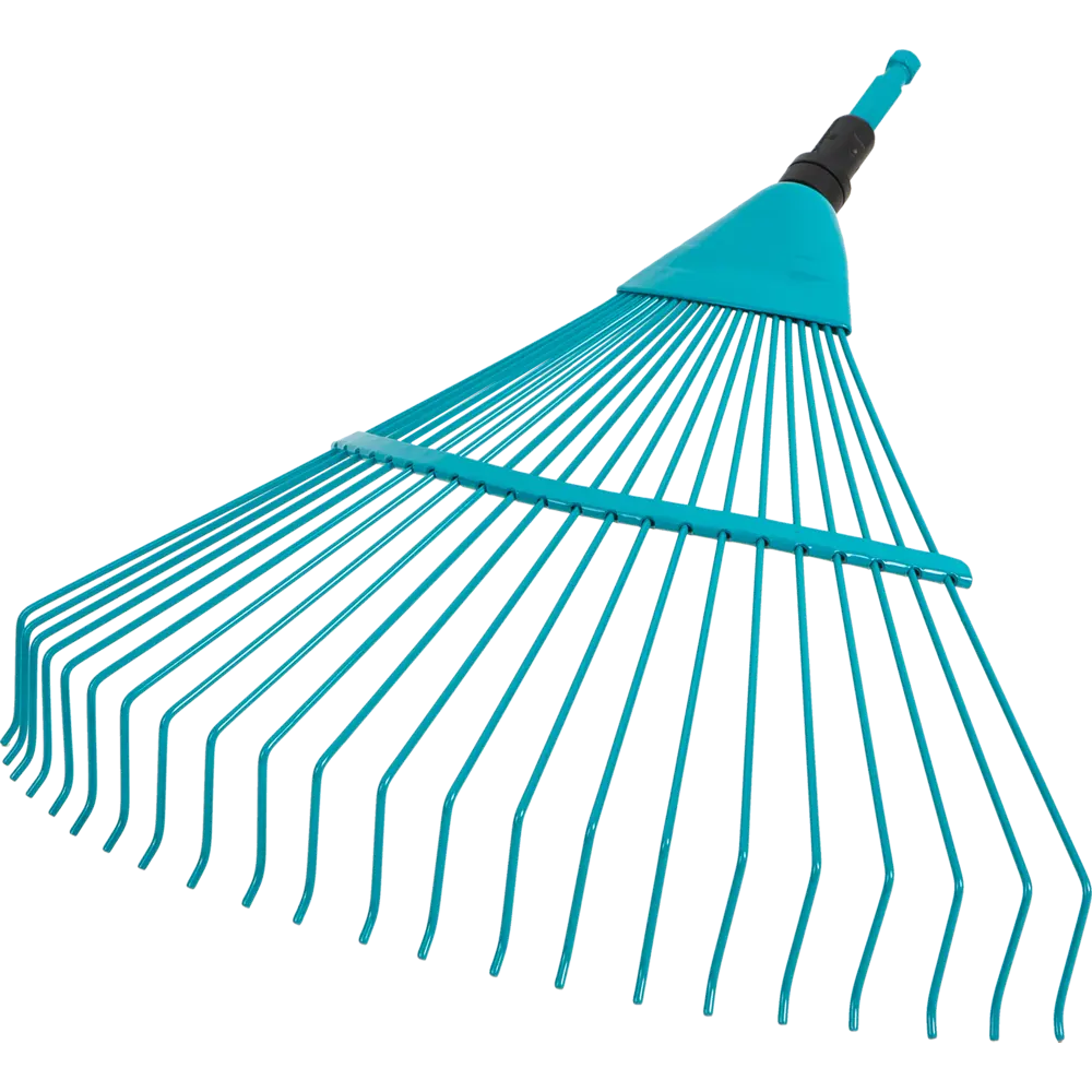 Грабли веерные Gardena 22 зуба 50 см без черенка, Combisystem 12224597 STLM-2172083  - Вид №1