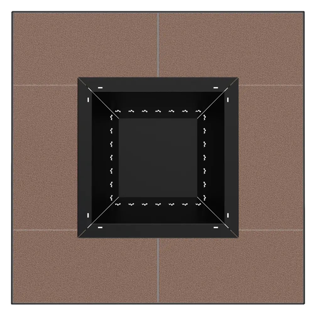 Очаг уличный FireTable 80x80x80 см сталь черный Santreyd STLM-2150026 - Вид №1