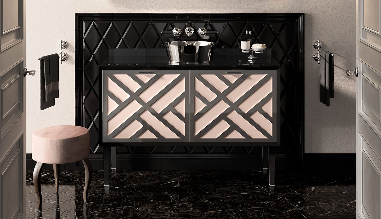 Деревянный шкаф для раковины с выдвижными ящиками Park Avenue CORA 2A ARCH-00067150 - Вид №4