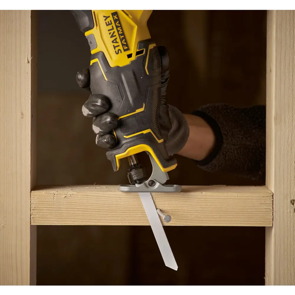 Пила сабельная аккумуляторная бесщеточная Stanley Fatmax SFMCS310B-XJ, 20 В Li-ion без АКБ и ЗУ STLM-2110913 - Вид №12